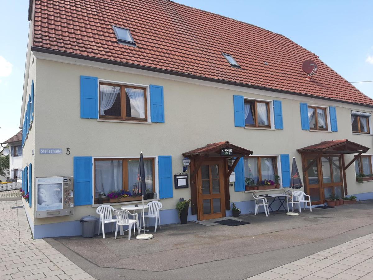 Gaestehaus Pension Waldhorn Weilen unter den Rinnen Exterior foto