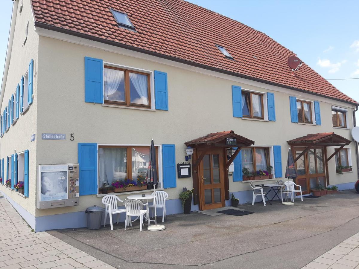 Gaestehaus Pension Waldhorn Weilen unter den Rinnen Exterior foto