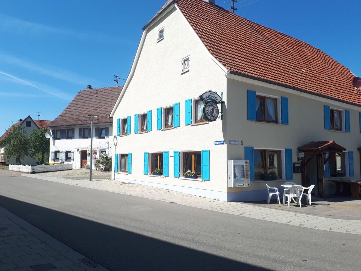 Gaestehaus Pension Waldhorn Weilen unter den Rinnen Exterior foto
